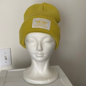 Boys Lie Beanie Bright Yellow NEW